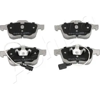 Brzdová destička Sada brzdových destiček, kotoučová brzda ASHIKA 50-00-0247