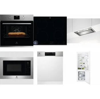 Set domácích spotřebičů ELECTROLUX KOFGH70TX + ELECTROLUX LIR60433B + ELECTROLUX LFG716X + ELECTROLUX EMS4253TEX + ELECTROLUX EEM48300IX + ELECTROLUX ENT6TF18S