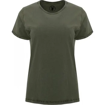 Dámské oblečení Dámské tričko ROLY HUSKY, barva tmavě vojensky zelená, velikost L