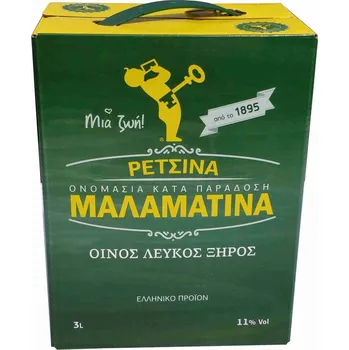 Víno Retsina Malamatina 3l