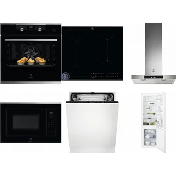 Set domácích spotřebičů ELECTROLUX KODEH70X + ELECTROLUX EIS62449 + ELECTROLUX LFT426X + ELECTROLUX LMS4253TMX + ELECTROLUX EEA27200L + ELECTROLUX ENT6TF18S