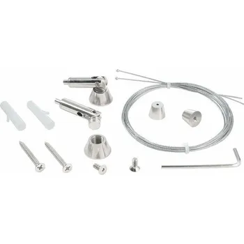 LED páska Light Impressions Reprofil závěs (nastavitelné) sada 2 ks stříbrná 987060