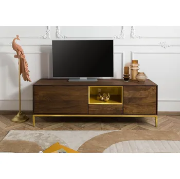 Televizní stolek Televizní stolek CHICAGO Mango 160x45x55 hnědý, olejovaný