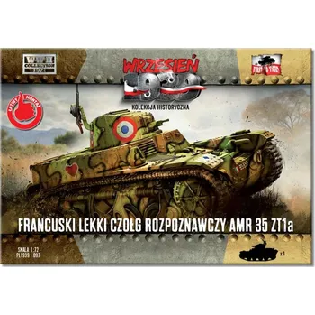 Plastikový model First To Fight 1/72 AMR35 ZT1a French reconnaissance tank