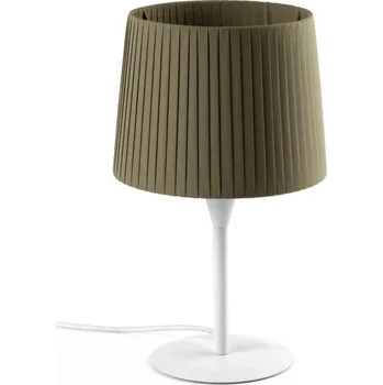 Lampička FARO SAMBA bílá/skládaná zelená mini stolní lampa