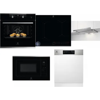 Set domácích spotřebičů ELECTROLUX KODEH70X + ELECTROLUX EIS62449 + ELECTROLUX LFP326S + ELECTROLUX LMS4253TMX + ELECTROLUX EEM48300IX