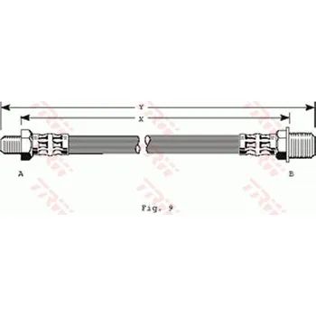 Brzdová hadice Brzdová hadice TRW PHC149