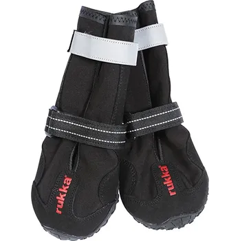 Obleček pro psa Rukka botičky Proff Boots vysoké - sada 2ks, černé Velikost: Velikost 2