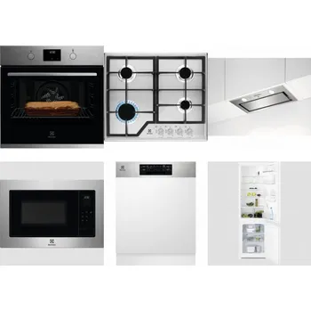 Set domácích spotřebičů ELECTROLUX KOFGH70TX + ELECTROLUX KGS6426SX + ELECTROLUX LFG716X + ELECTROLUX EMS4253TEX + ELECTROLUX EEM48300IX + ELECTROLUX LNT3LF18S