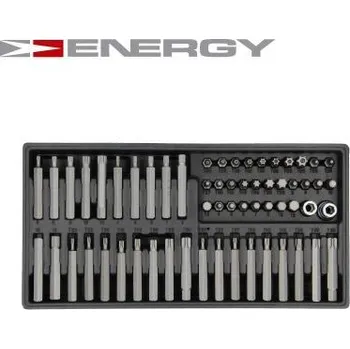 Nářadí pro automobil Sada bitů 60ks ENERGY NE00334