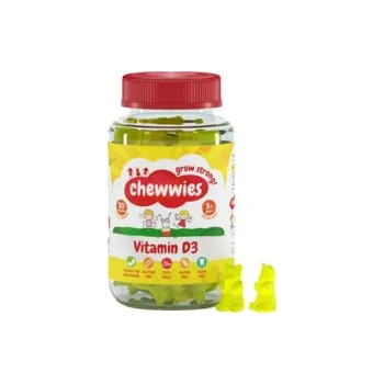 Zdraví Life Extension Chewwies Vitamin D3 Doplněk stravy s obsahem vitaminu D3 30 ks, Citrón, gummies, 400 IU (10 mcg)