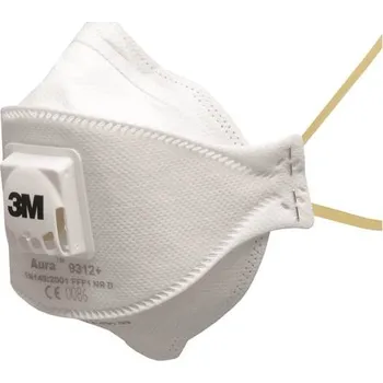 respirátor 3M™ Aura™ Filtrační polomaska, FFP1 s ventilkem, 9312+ F1025