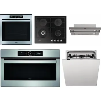 Set domácích spotřebičů WHIRLPOOL ABSOLUTE AKZM 8480 IX + WHIRLPOOL GOFL 629/NB + WHIRLPOOL AKR 5390/1 IX + WHIRLPOOL ABSOLUTE AMW 730 IX + WHIRLPOOL WIC 3C33 PFE