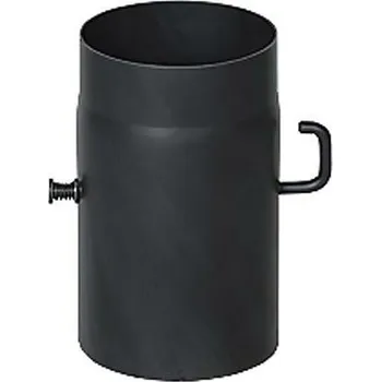Kouřovod Rúra HS K0250/160/2,0 mm, s klapkou, krátke tiahlo