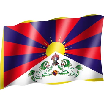 Vlajka venkovní vlajka Tibet