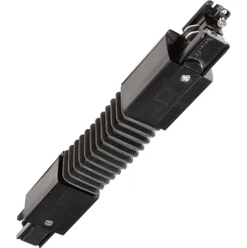 Bodové svítidlo Deko-Light kolejnicový systém 3-fázový 230V D Line Flexspojka levé-pravé 220-240V AC/50-60Hz černá RAL 9011 248 710041