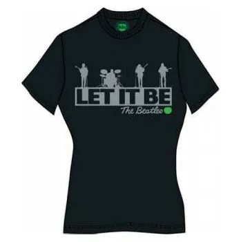 Pánské oblečení Merch The Beatles: The Beatles Ladies T-shirt: Rooftop (xxx-large) XXXL