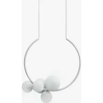 LUCIS závěsné svítidlo OHM 22,1W LED 3000K sklo argento dorato opál ZL2.L1.O55.70