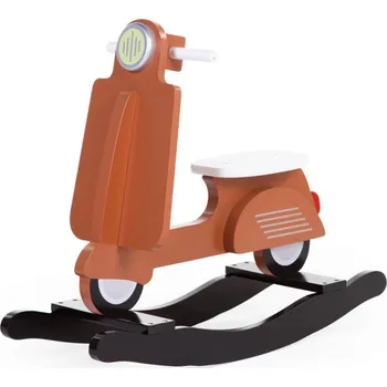 Dětská houpačka Childhome Houpací skútr dřevěný Rust Black