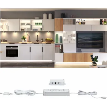 Osvětlení PAULMANN Nábytkové svítidlo Clever Connect trafo max. 25W 12V DC včetně 4-násobného rozbočovače bílá 999.47