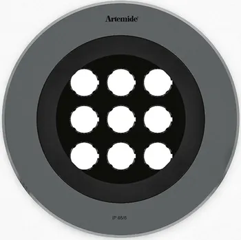 Artemide Ego Flat 220 downlight kruh 38d 3000K Inox IK10 T42015WFLW00