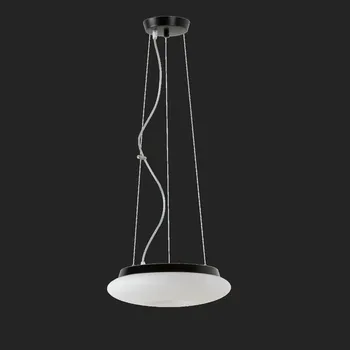 OSMONT SAT60451 SATURN L1 závěsné skleněné svítidlo černá / bílá IP20 3000 K 16W LED