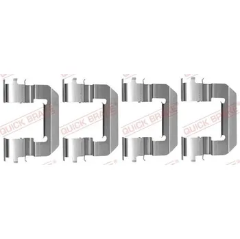 Přislušenství brzdového systému Sada příslušenství obložení kotoučové brzdy QUICK BRAKE 109-0014