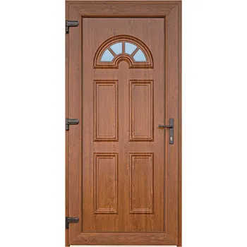 Vchodové dveře Vchodové plastové dveře Ibiza 98/208/7,2 L zlatý dub