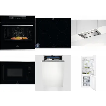 Set domácích spotřebičů ELECTROLUX KOBCS31X + ELECTROLUX LIR60433B + ELECTROLUX LFG716X + ELECTROLUX LMS4253TMX + ELECTROLUX EEM23100L + ELECTROLUX ENT6TF18S