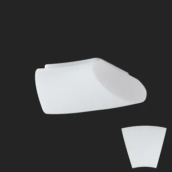 OSMONT ALT59815 ALTAIR 2 stropní/nástěnné skleněné svítidlo bílá IP41 4000 K 20W LED nouzové kombinované 3 h