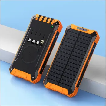 Powerbanka BOT Solární outdoor powerbanka SP5 1 panel 30000mAh s kabely Barva: Oranžová