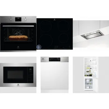 Set domácích spotřebičů ELECTROLUX KOFGH70TX + ELECTROLUX LIR60433B + ELECTROLUX LFG716X + ELECTROLUX EMS4253TEX + ELECTROLUX EEM48300IX + ELECTROLUX LNT3LF18S