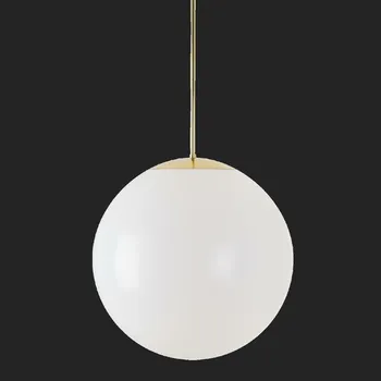 OSMONT ISI62476 ISIS P4 HP závěsné plastové svítidlo mosaz leštěná / bílá IP40 3000 K 58W LED DALI