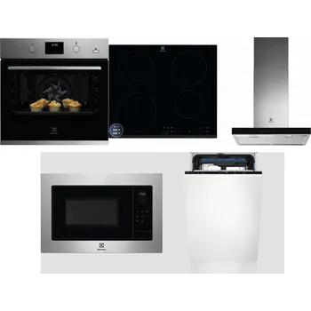 Set domácích spotřebičů ELECTROLUX KODGH70TX + ELECTROLUX LIR60433B + ELECTROLUX LFT766X + ELECTROLUX EMS4253TEX + ELECTROLUX EEM23100L
