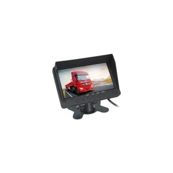 Monitor do auta 7" LCD 16:9 monitor s dálkovým ovladačem k bezpečnostním a auto-moto kamerám, špionážní technice, k DVD - TFT M07