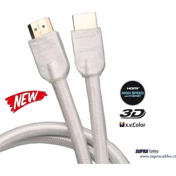 Video kabel SUPRA JenTech - HDMI High Speed With Ethernet 1,5 m (HDMI kabel s podporou 4K Ultra - 4096 x 2160 / 24 fps (Hz))