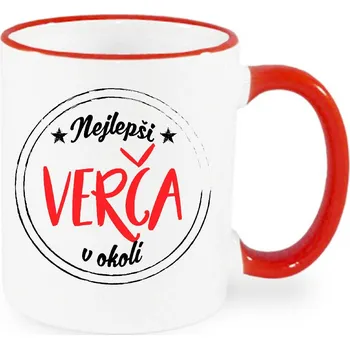 Hrnek - Nejlepší Verča v okolí Barva: Červená