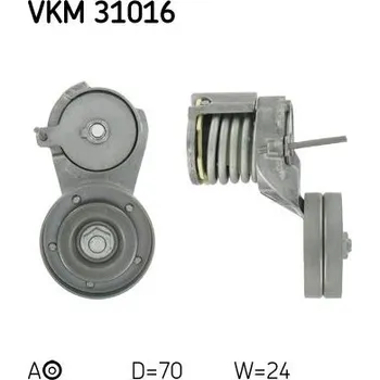 Napínák, žebrovaný klínový řemen SKF VKM 31016