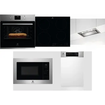 Set domácích spotřebičů ELECTROLUX KOFGH70TX + ELECTROLUX LIR60430 + ELECTROLUX LFG716X + ELECTROLUX EMS4253TEX + ELECTROLUX EEM43300IX