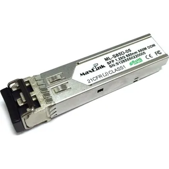 Počítač MaxLink 1.25G SFP optický modul, MM, 850nm, 550m, 2x LC konektor, DDM ML-S85D-05