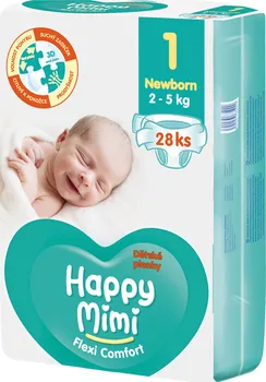 Plena Happy Mimi Flexi Comfort 1 Newborn 28 ks