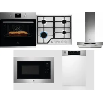 Set domácích spotřebičů ELECTROLUX KOFGH70TX + ELECTROLUX KGS6426SX + ELECTROLUX LFT426X + ELECTROLUX EMS4253TEX + ELECTROLUX EEM43300IX