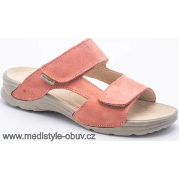 Dámská zdravotní obuv MEDISTYLE MIRKA LM-T18 pantofel oranžový, oranžová - 41