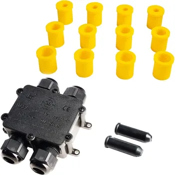 LED osvětlení Deko-Light Outdoor Multi 4-násobný-rozbočovač pro 2-4 kabel 4-14 mm, 0.5-4 mm, max. 450V AC/24A 930575