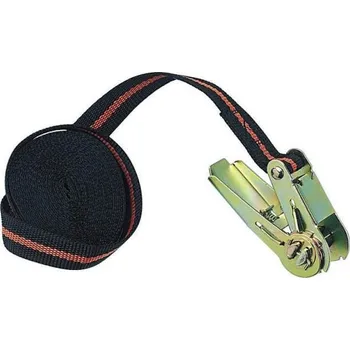 upínací popruh na zavazadla na motorku s ráčnou, délka 500 cm