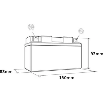 Motodíl Baterie MR3 HONDA CBR 600 FS-1,2 Sport (01-02) rok 01-02