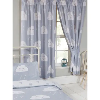 Povlečení Závěsy do oken obláček duhový déšť