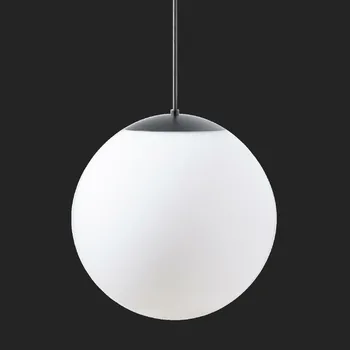 OSMONT ADR72611 ADRIA S4 HP závěsné skleněné svítidlo černá / bílá IP40 4000 K 58W LED nouzové kombinované 3 h