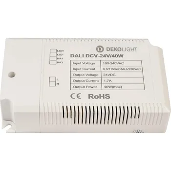 Napájecí zdroj pro osvětlení Light Impressions KapegoLED napájení DCV-24V/40W DALI konstantní napětí IP20 stmívatelné 24V DC 40,00 W 843278