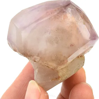 Přírodní kámen Ametyst a záhněda broušený krystal žezlo 87g